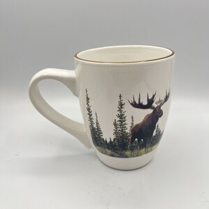 Cabela’s Bull Moose Coffee Mug (1) Hautman Brothers Collection 5” H